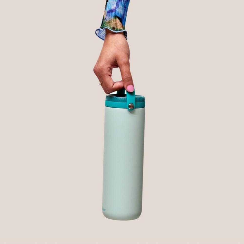 Willow Mint and Teal Water Bottle